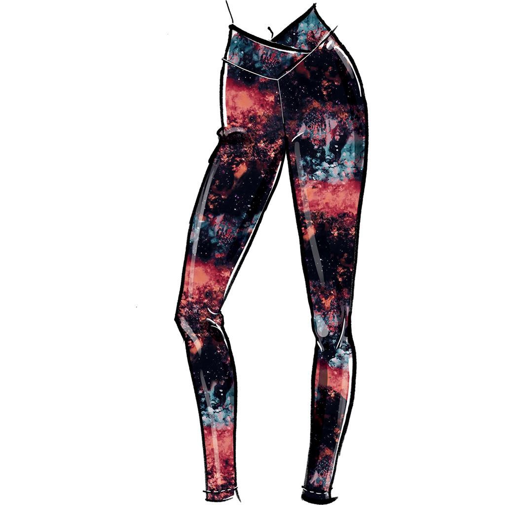 McCall's Pattern M8244 Misses and Womens Tops and Leggings 8244 Image 4 From Patternsandplains.com