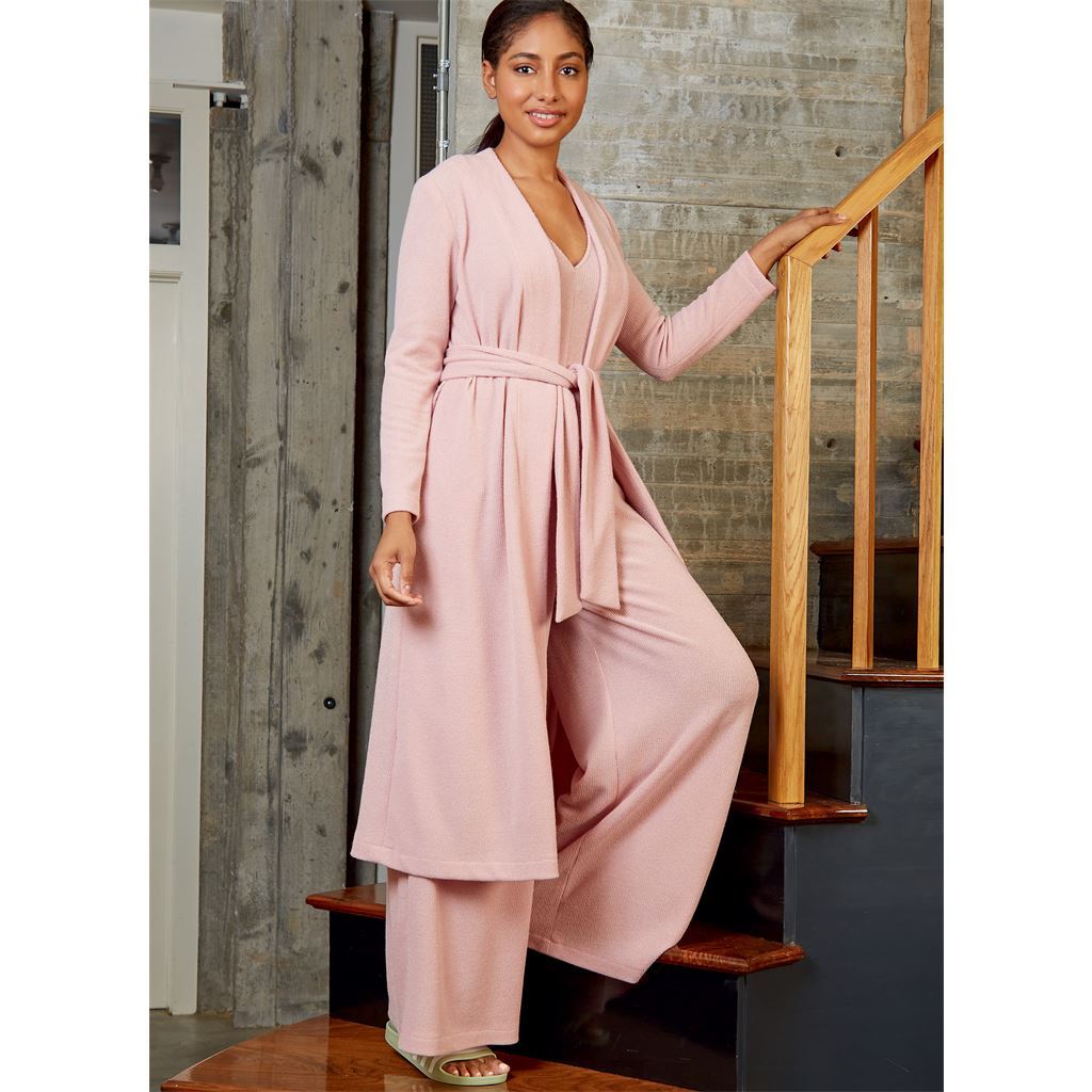 McCall's Pattern M8245 Misses Romper Jumpsuit Robe and Sash 8245 Image 2 From Patternsandplains.com
