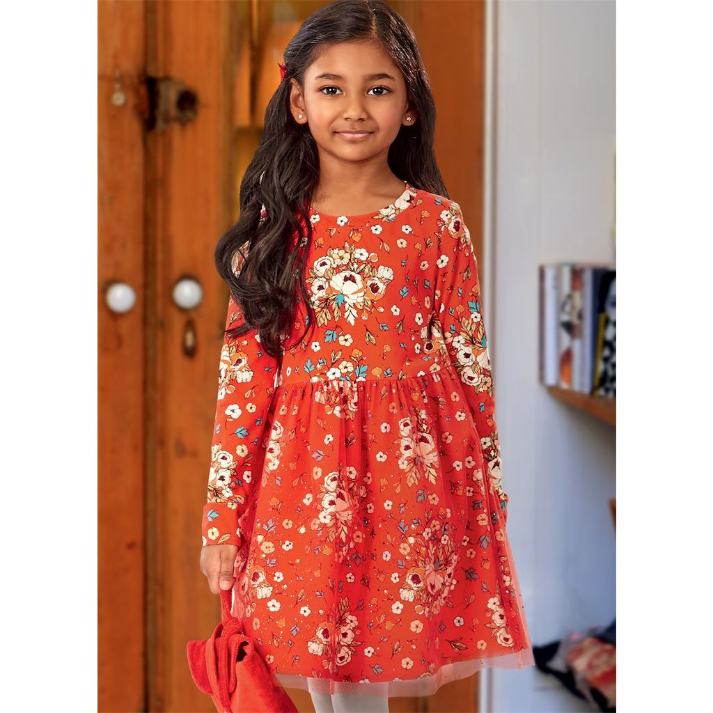 McCall's Pattern M8251 Childrens and Girls Dresses 8251 Image 2 From Patternsandplains.com