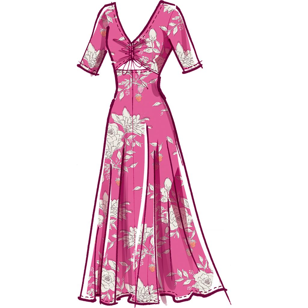 McCall's Pattern M8253 Misses and Womens Dresses 8253 Image 4 From Patternsandplains.com