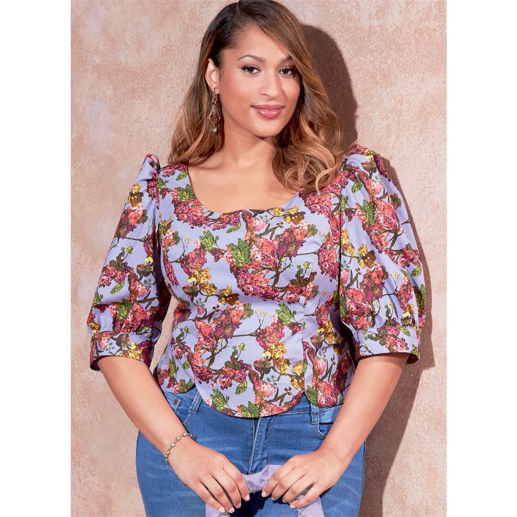 McCall's Pattern M8255 Misses and Womens Tops 8255 Image 2 From Patternsandplains.com