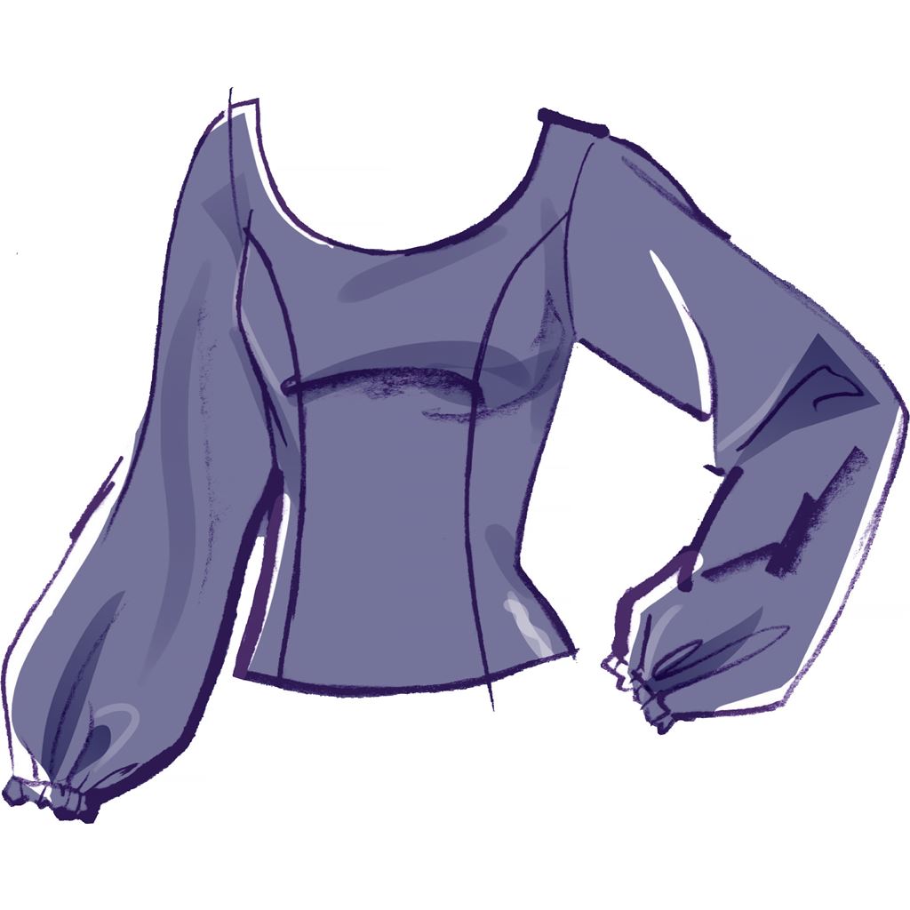 McCall's Pattern M8255 Misses and Womens Tops 8255 Image 5 From Patternsandplains.com