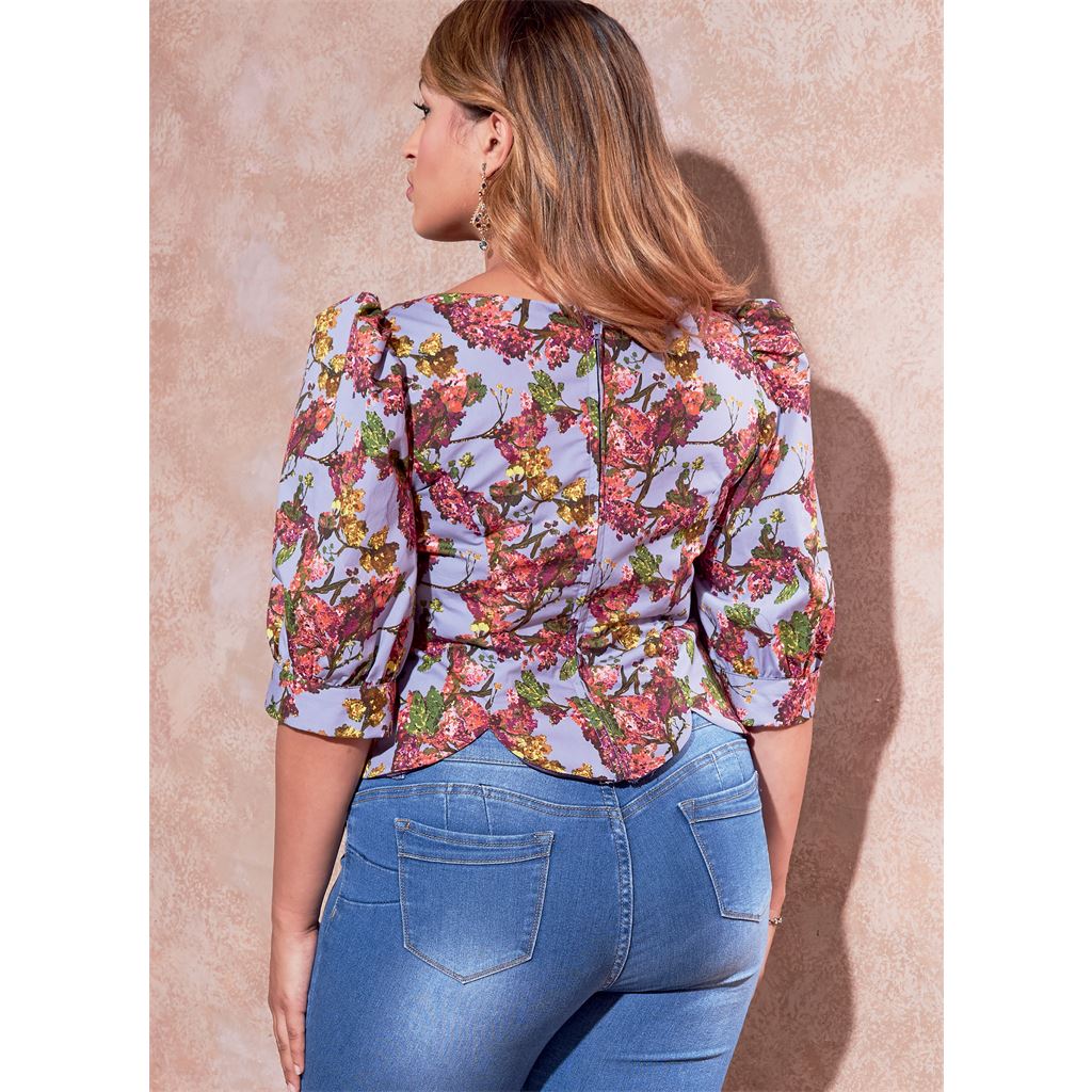 McCall's Pattern M8255 Misses and Womens Tops 8255 Image 7 From Patternsandplains.com