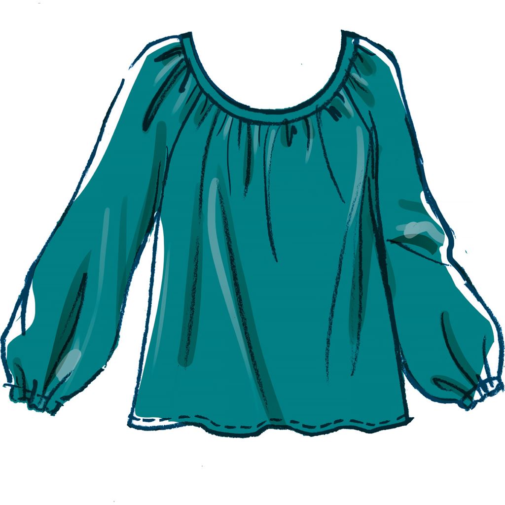 McCall's Pattern M8256 Misses Tops 8256 Image 4 From Patternsandplains.com