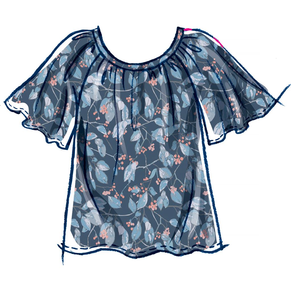 McCall's Pattern M8256 Misses Tops 8256 Image 5 From Patternsandplains.com