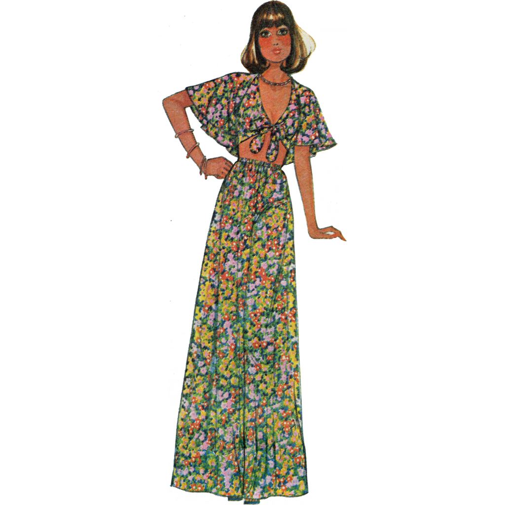 McCall's Pattern M8257 Misses Tops Skirt and Pants 8257 Image 2 From Patternsandplains.com