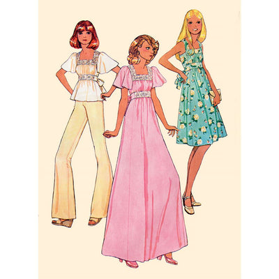 McCall's Pattern M8258 Misses Dresses and Top 8258 Image 3 From Patternsandplains.com