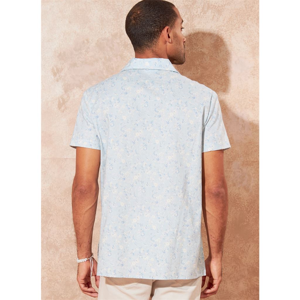 McCall's Pattern M8263 Unisex Shirts and Hat 8263 Image 8 From Patternsandplains.com