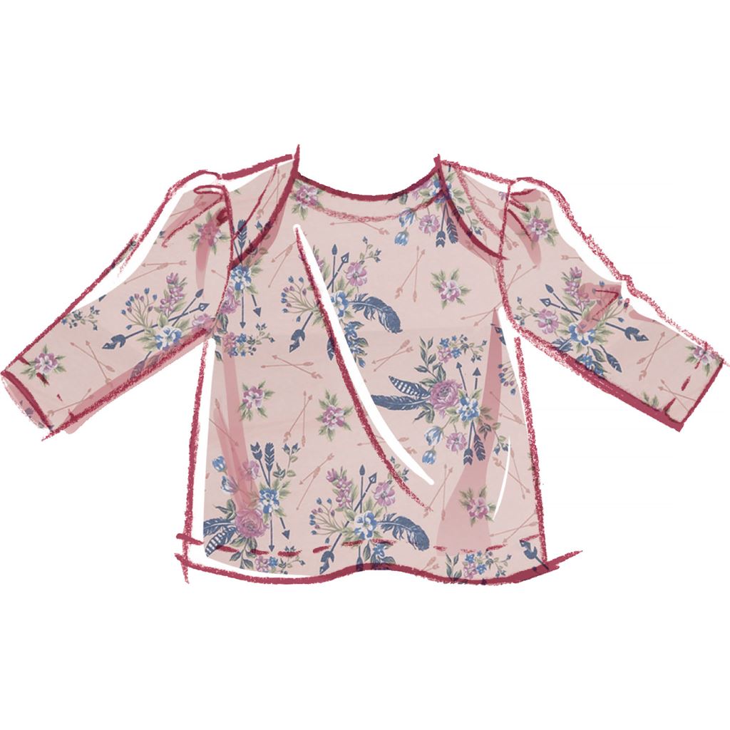 McCall's Pattern M8265 Infants Gown Top Pants Headband and Hat 8265 Image 4 From Patternsandplains.com