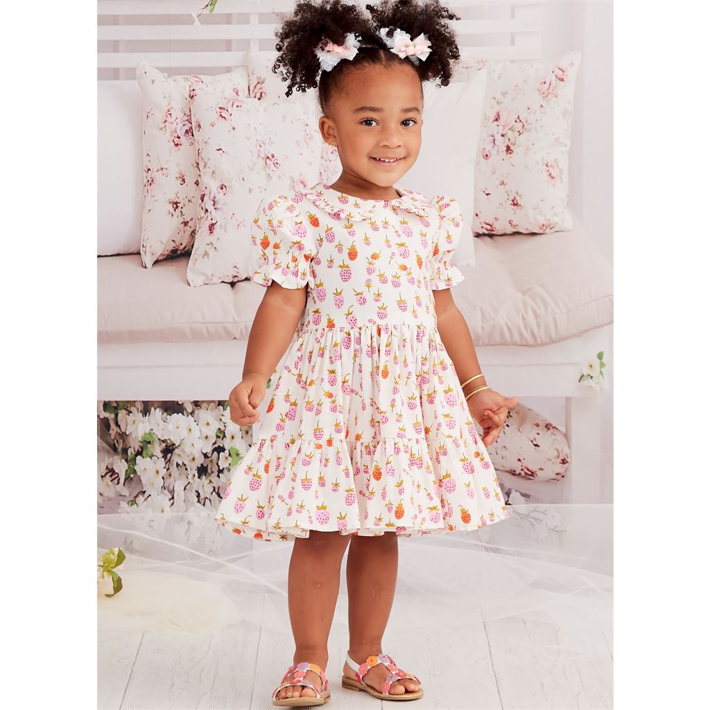 McCall's Pattern M8266 Toddlers Dresses 8266 Image 2 From Patternsandplains.com