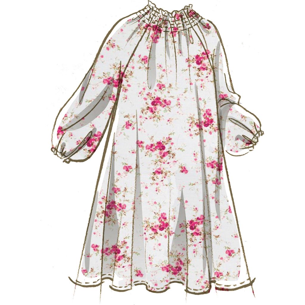 McCall's Pattern M8283 Childrens and Girls Dresses 8283 Image 3 From Patternsandplains.com