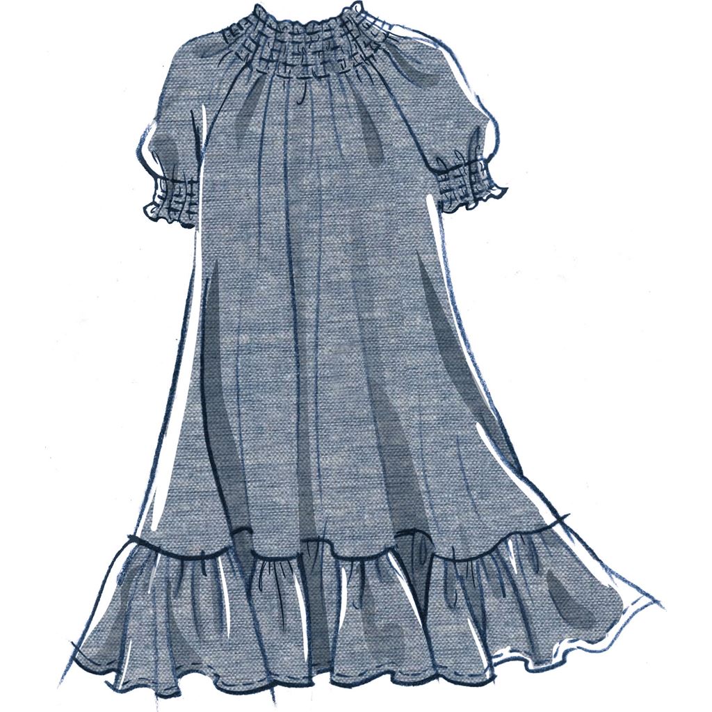 McCall's Pattern M8283 Childrens and Girls Dresses 8283 Image 4 From Patternsandplains.com