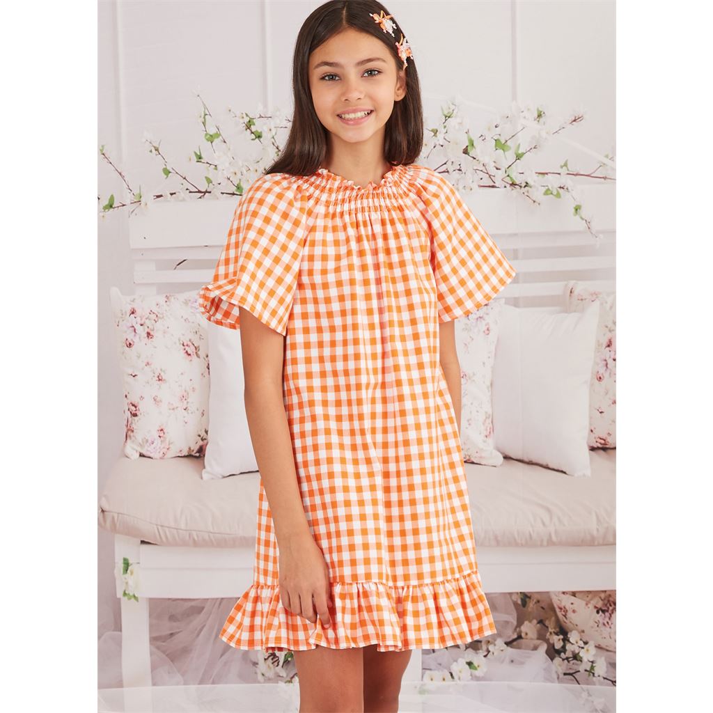 McCall's Pattern M8283 Childrens and Girls Dresses 8283 Image 5 From Patternsandplains.com