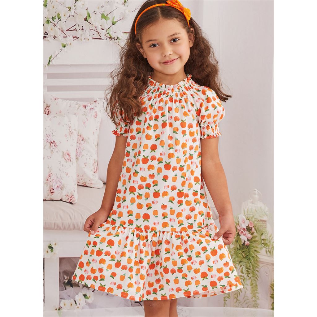 McCall's Pattern M8283 Childrens and Girls Dresses 8283 Image 6 From Patternsandplains.com