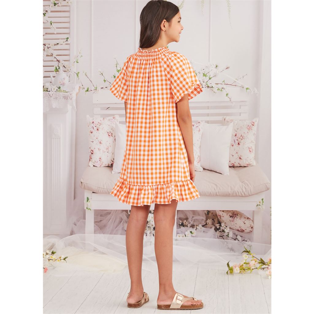 McCall's Pattern M8283 Childrens and Girls Dresses 8283 Image 7 From Patternsandplains.com