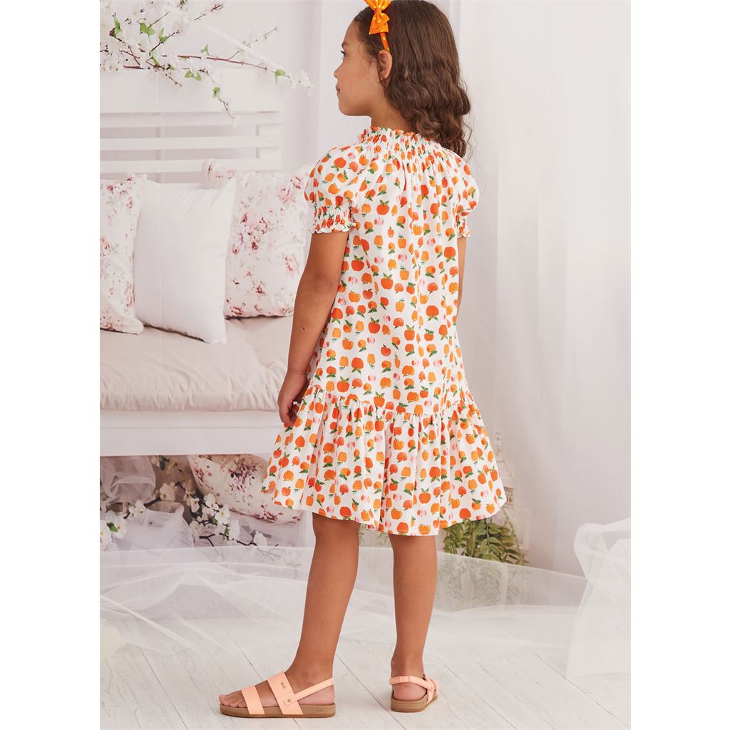 McCall's Pattern M8283 Childrens and Girls Dresses 8283 Image 8 From Patternsandplains.com