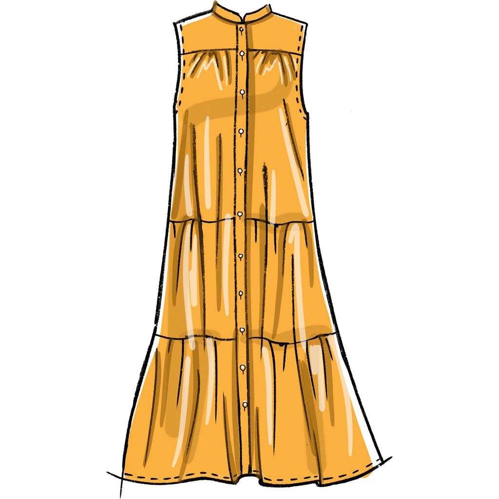 McCall's Pattern M8285 Misses Top and Dresses 8285 Image 5 From Patternsandplains.com