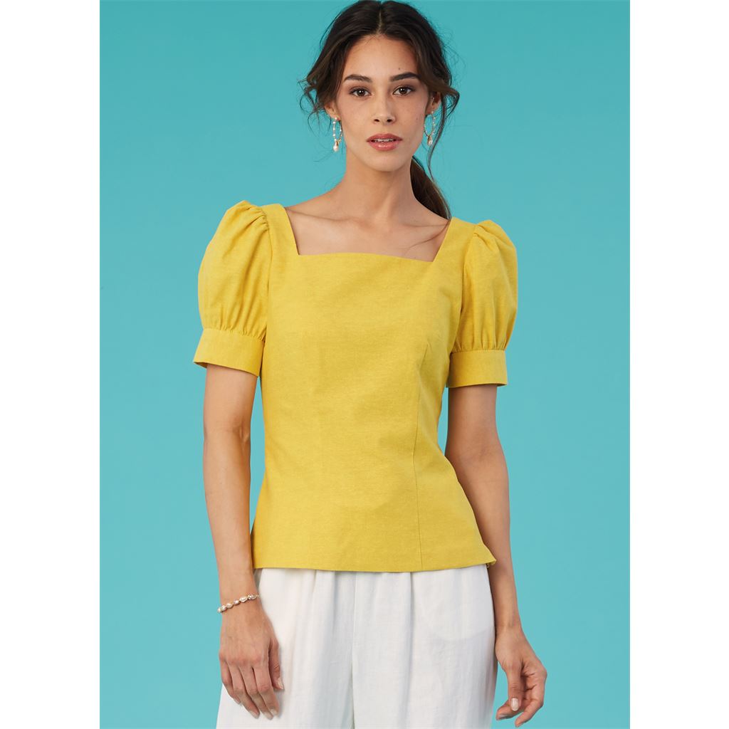 McCall's Pattern M8287 Misses Tops 8287 Image 2 From Patternsandplains.com