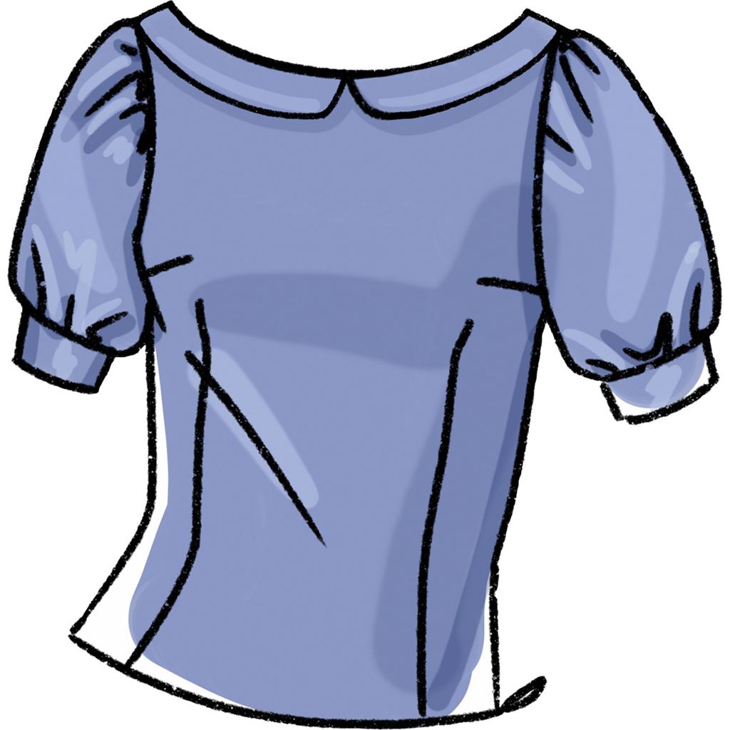 McCall's Pattern M8287 Misses Tops 8287 Image 5 From Patternsandplains.com