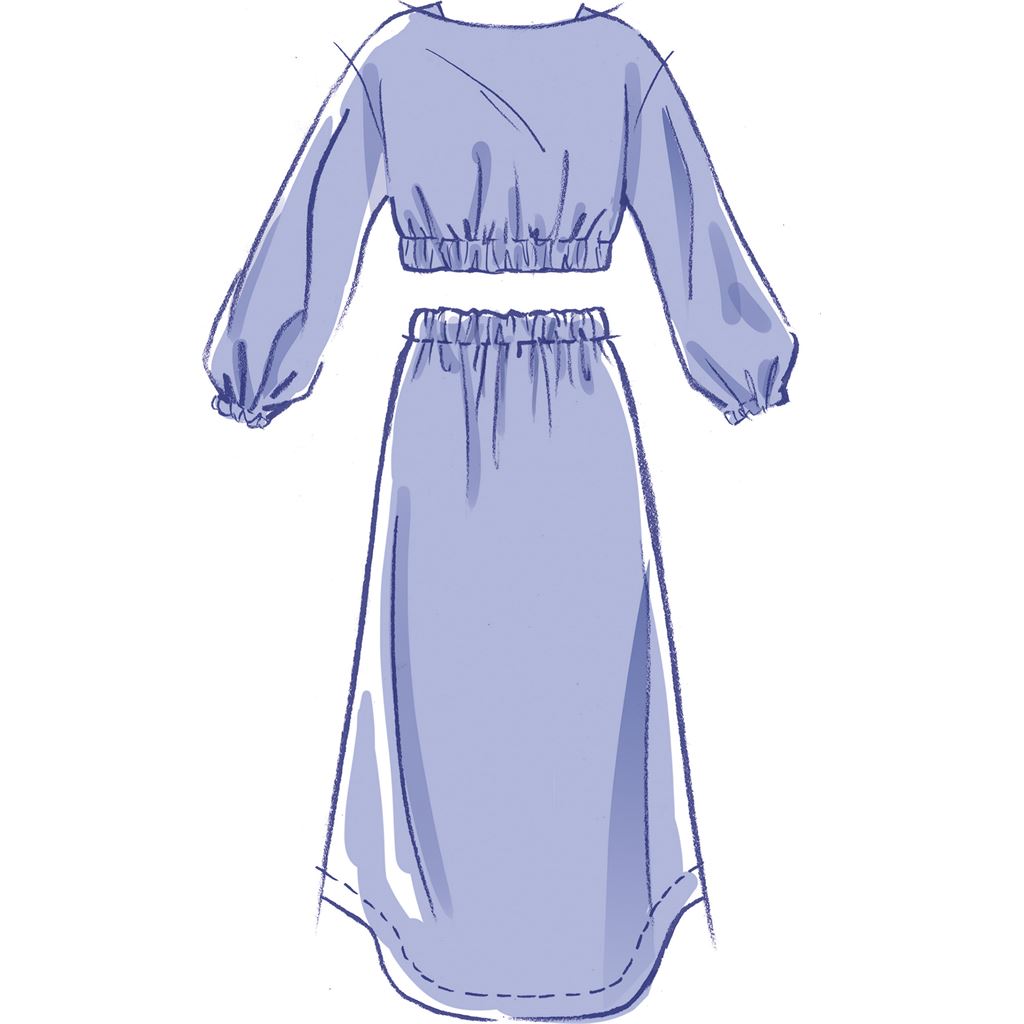 McCall's Pattern M8295 Girls Tops Skirts Shorts and Pants 8295 Image 5 From Patternsandplains.com