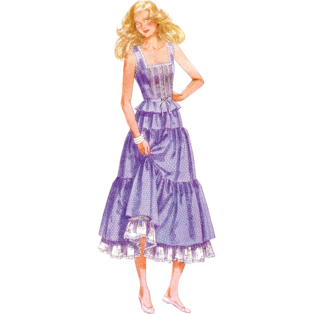 McCall's Pattern M8306 Misses Top and Skirts by Laura Ashley 8306 Image 2 From Patternsandplains.com