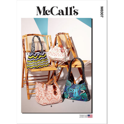 McCall's Pattern M8307 Bags and Totes 8307 Image 1 From Patternsandplains.com