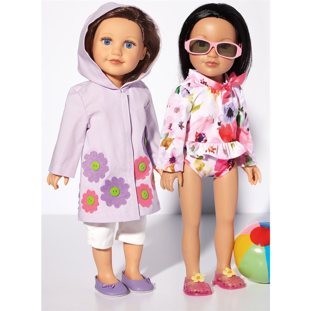 McCall's Pattern M8309 18 Doll Clothes 8309 Image 2 From Patternsandplains.com