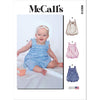 McCall's Pattern M8315 Infants Rompers 8315 Image 1 From Patternsandplains.com