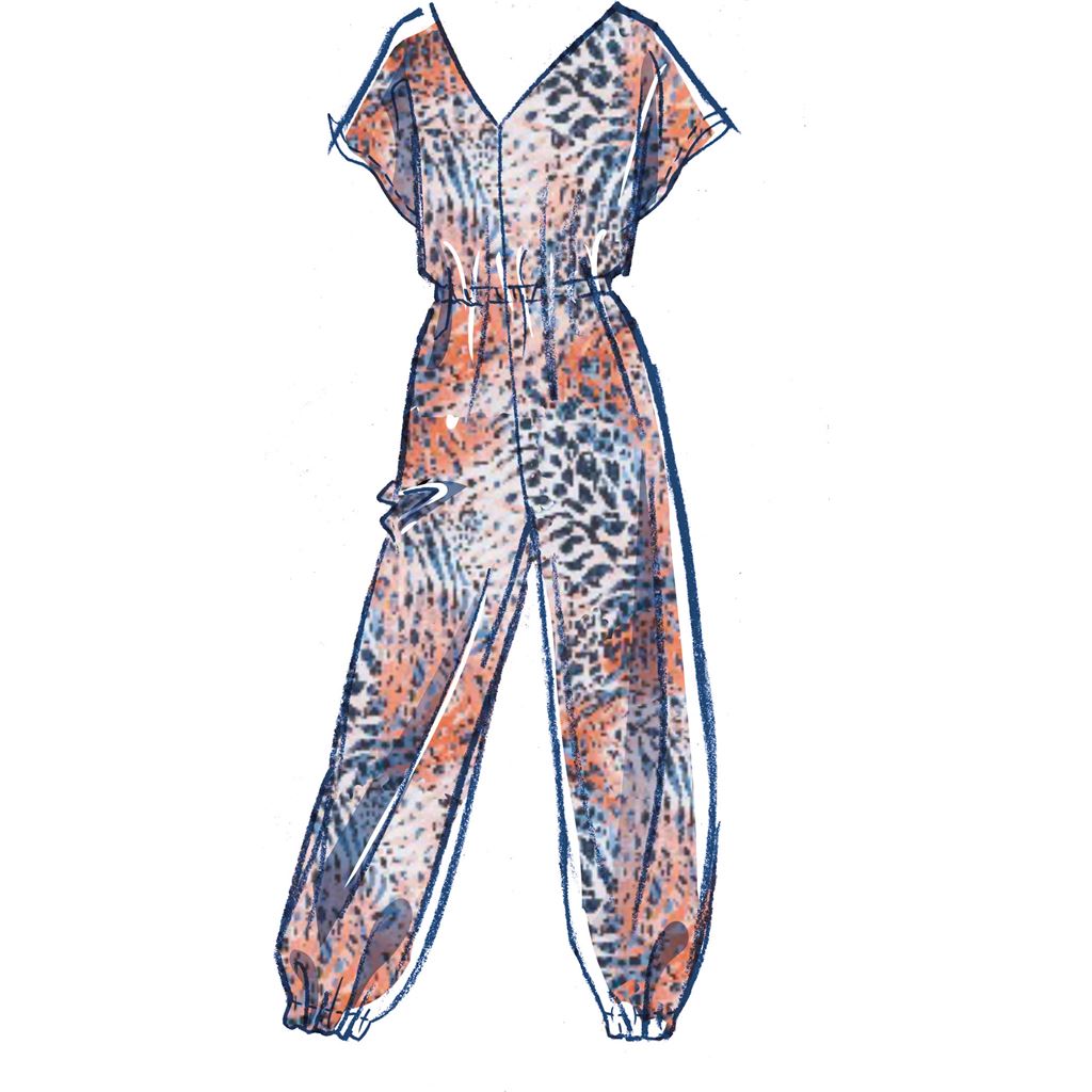 McCall's Pattern M8317 Girls Romper and Jumpsuits 8317 Image 4 From Patternsandplains.com