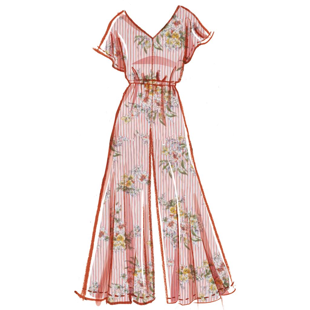 McCall's Pattern M8317 Girls Romper and Jumpsuits 8317 Image 5 From Patternsandplains.com