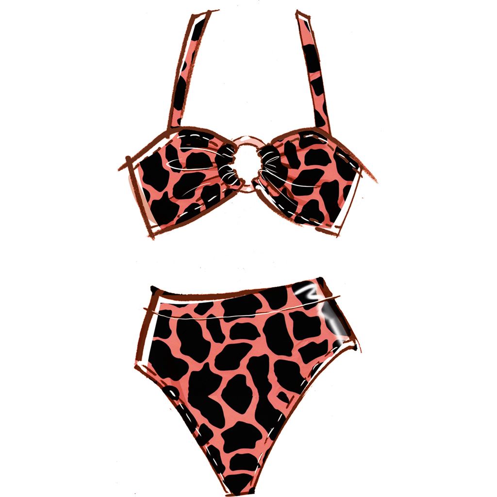 McCall's Pattern M8329 Misses Swimsuits 8329 Image 4 From Patternsandplains.com