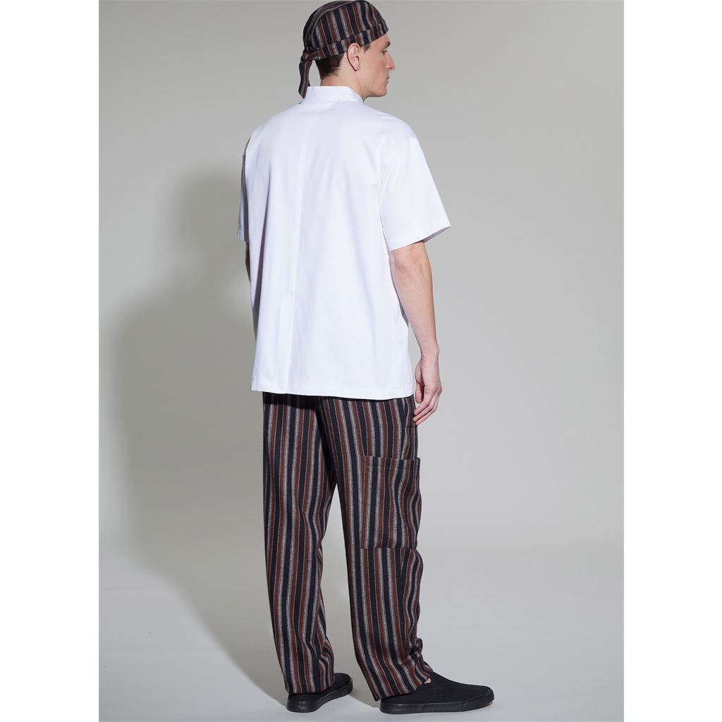 McCall's Pattern M8332 Misses and Mens Chef Jacket Pants Apron and Cap 8332 Image 6 From Patternsandplains.com