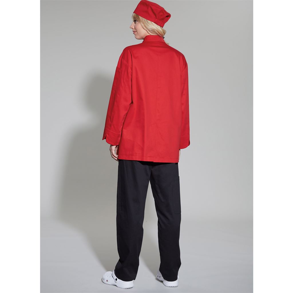 McCall's Pattern M8332 Misses and Mens Chef Jacket Pants Apron and Cap 8332 Image 7 From Patternsandplains.com