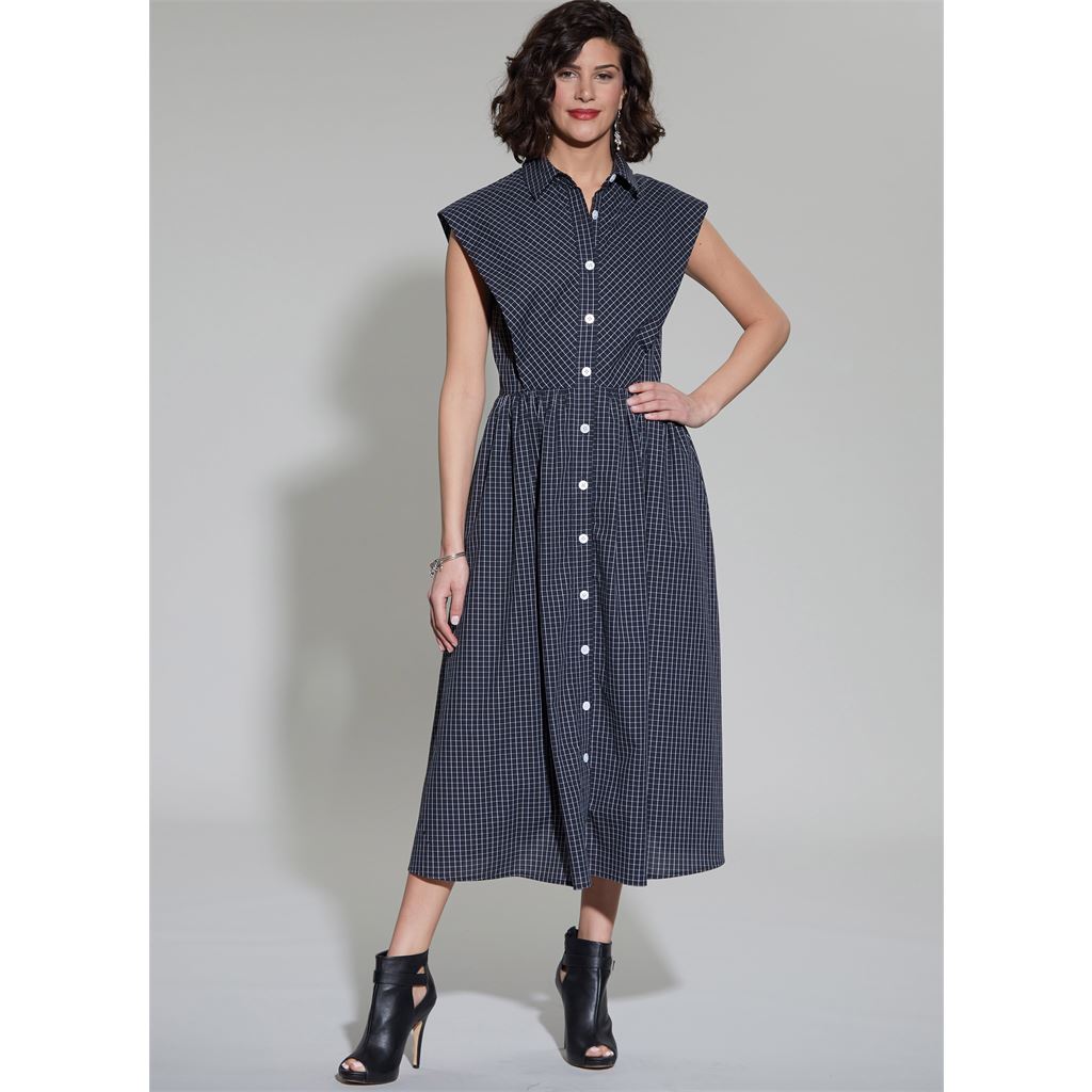 McCall's Pattern M8342 Misses Shirtdress 8342 Image 2 From Patternsandplains.com