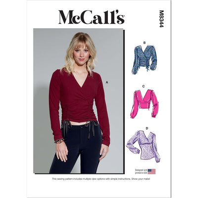 McCall's Pattern M8344 Misses Knit Top 8344 Image 1 From Patternsandplains.com