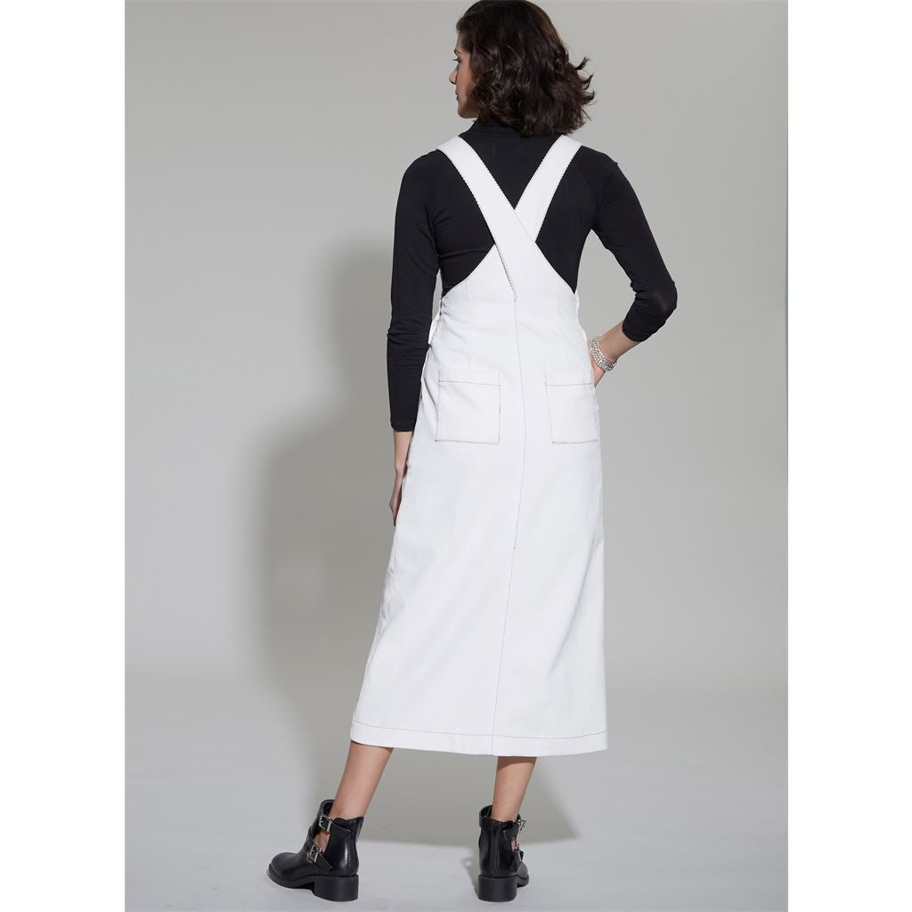 McCall's Pattern M8345 Misses Skirt Overalls 8345 Image 5 From Patternsandplains.com