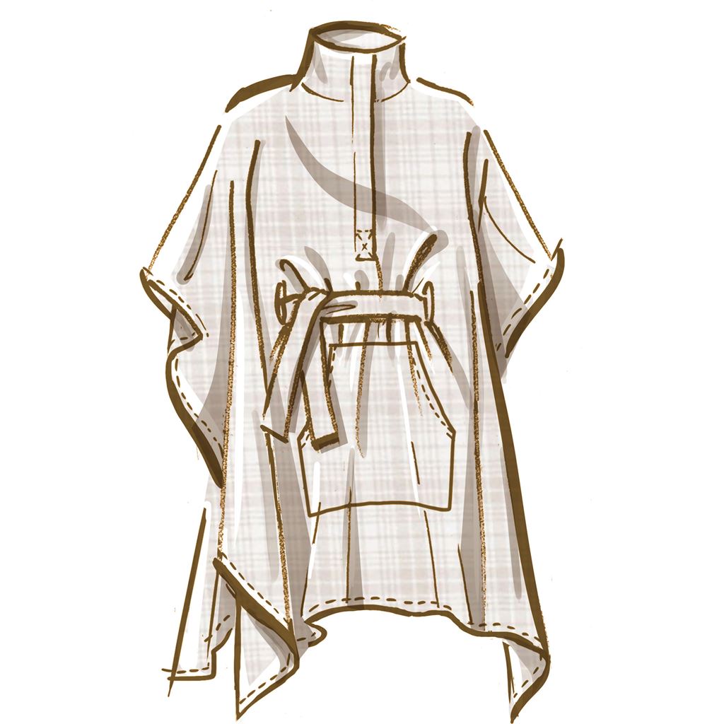 McCall's Pattern M8347 Misses Poncho 8347 Image 3 From Patternsandplains.com