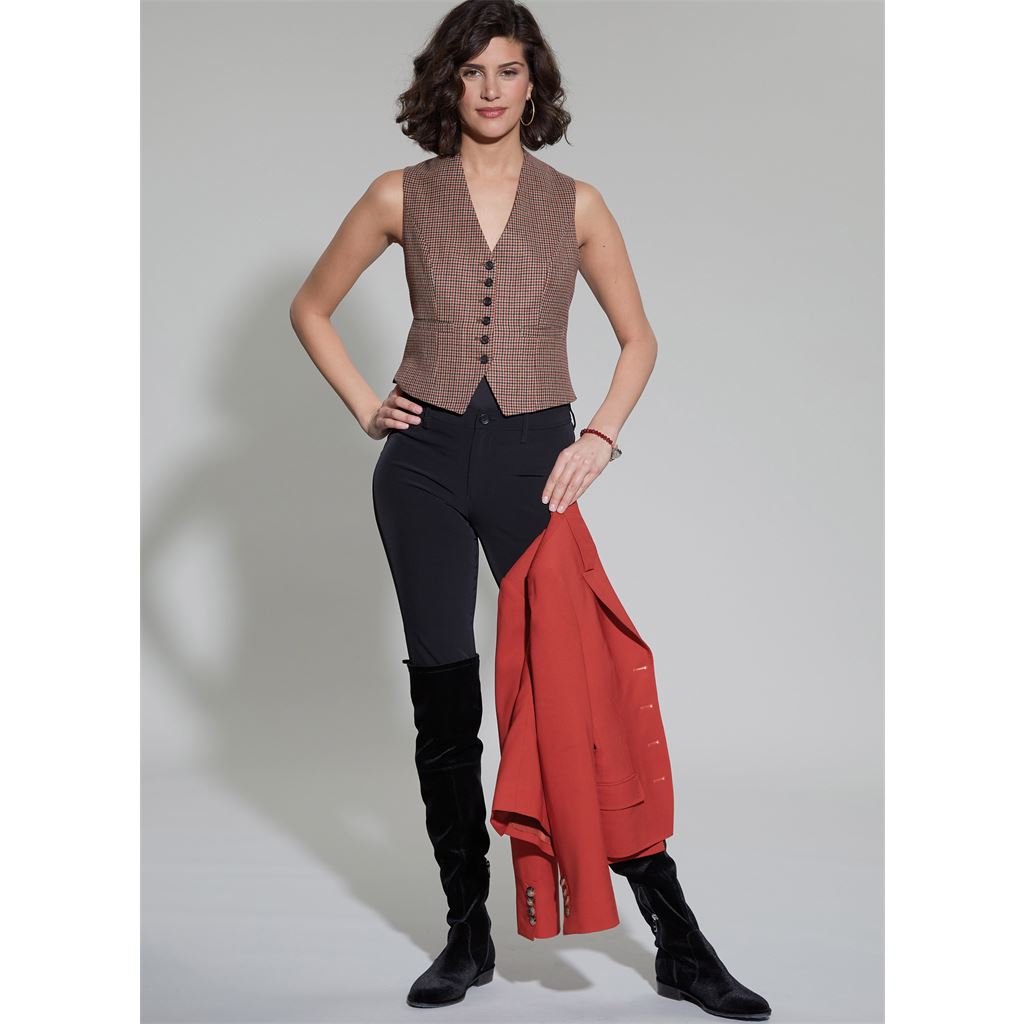 McCall's Pattern M8350 Misses Blazer and Vest by Melissa Watson 8350 Image 5 From Patternsandplains.com