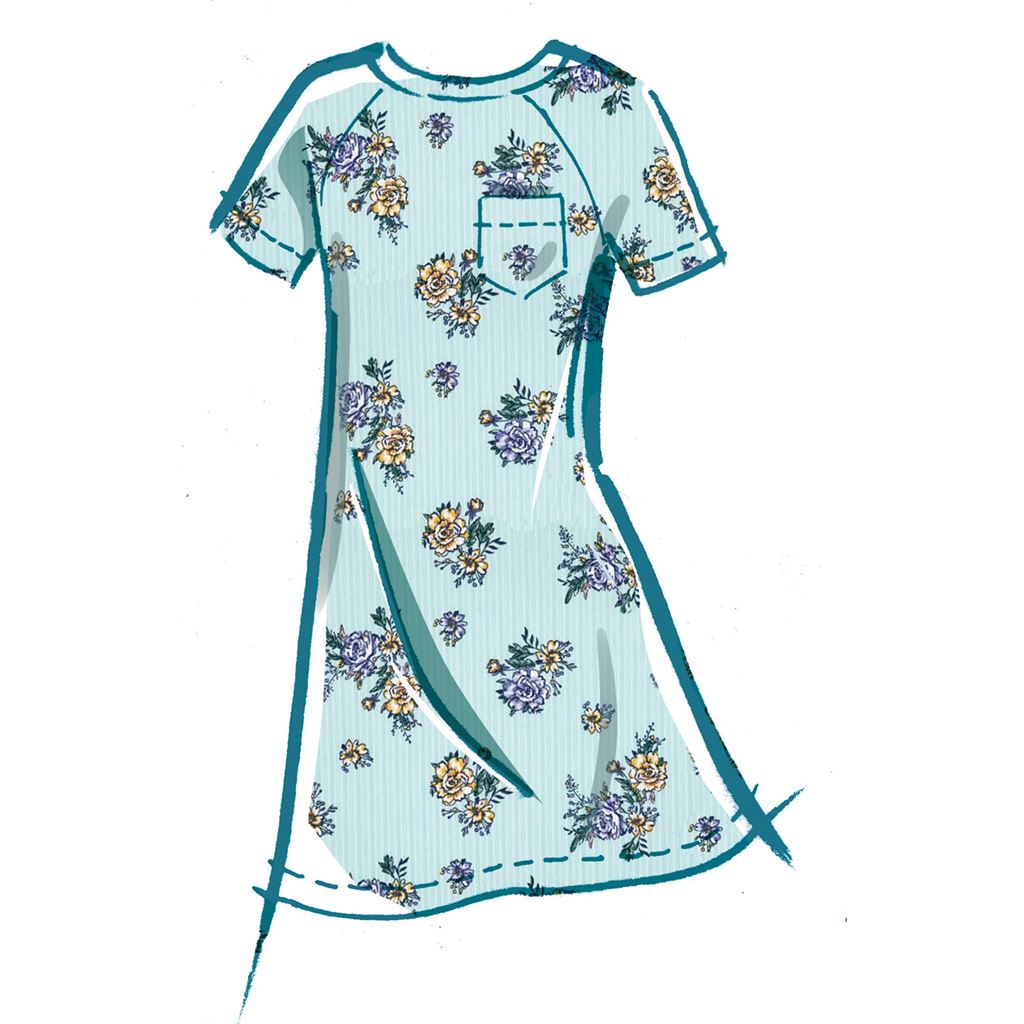 McCall's Pattern M8353 Childrens and Girls Knit Top Dresses and Pants 8353 Image 4 From Patternsandplains.com