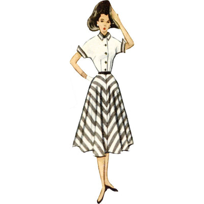 McCall's Pattern M8357 Misses Vintage Dress and Jacket 8357 Image 4 From Patternsandplains.com