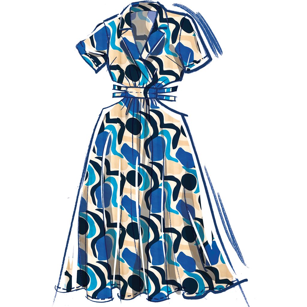 McCall's Pattern M8362 Womens Dress 8362 Image 4 From Patternsandplains.com