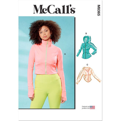 McCall's Pattern M8365 Misses Knit Corset Style Jacket 8365 Image 1 From Patternsandplains.com