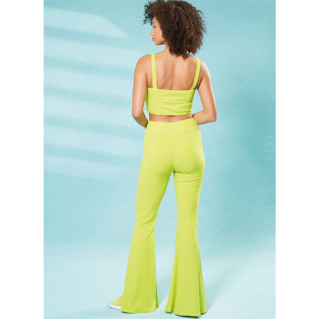 McCall's Pattern M8368 Misses Knit Tops and Pants 8368 Image 7 From Patternsandplains.com