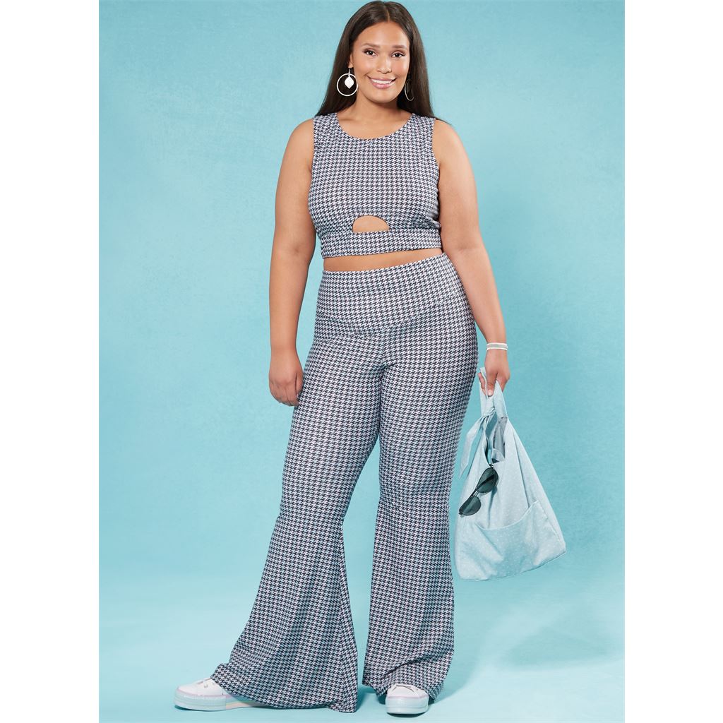 McCall's Pattern M8369 Womens Knit Tops and Pants 8369 Image 2 From Patternsandplains.com