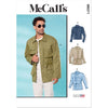 McCall's Pattern M8371 Mens Jacket in Two Lengths 8371 Image 1 From Patternsandplains.com