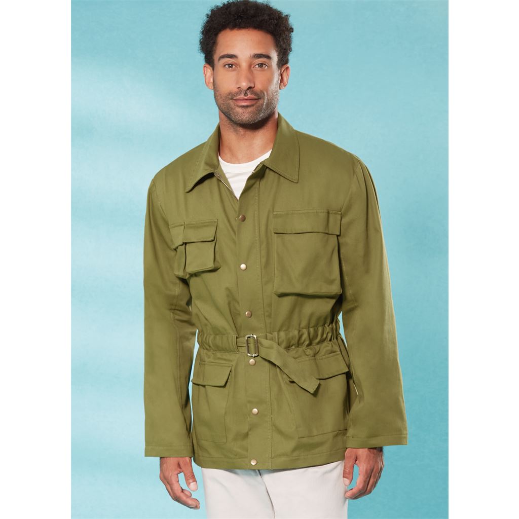 McCall's Pattern M8371 Mens Jacket in Two Lengths 8371 Image 2 From Patternsandplains.com