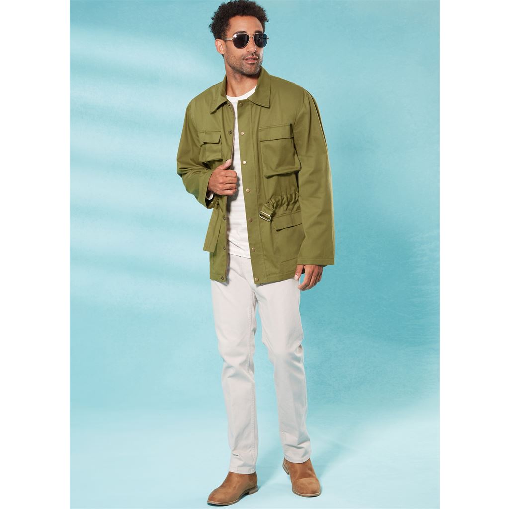 McCall's Pattern M8371 Mens Jacket in Two Lengths 8371 Image 6 From Patternsandplains.com