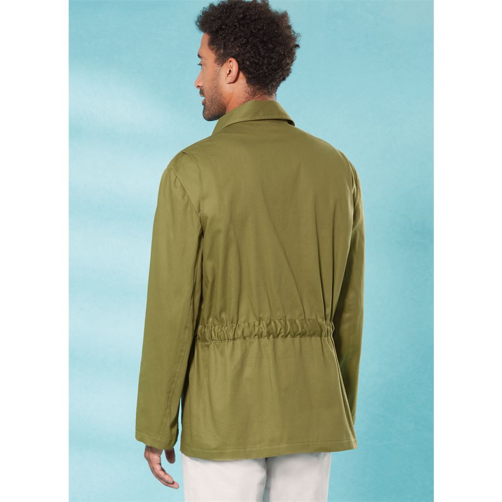 McCall's Pattern M8371 Mens Jacket in Two Lengths 8371 Image 7 From Patternsandplains.com