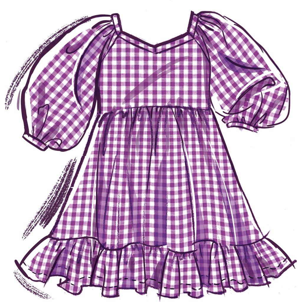 McCall's Pattern M8372 Toddlers Dresses 8372 Image 4 From Patternsandplains.com