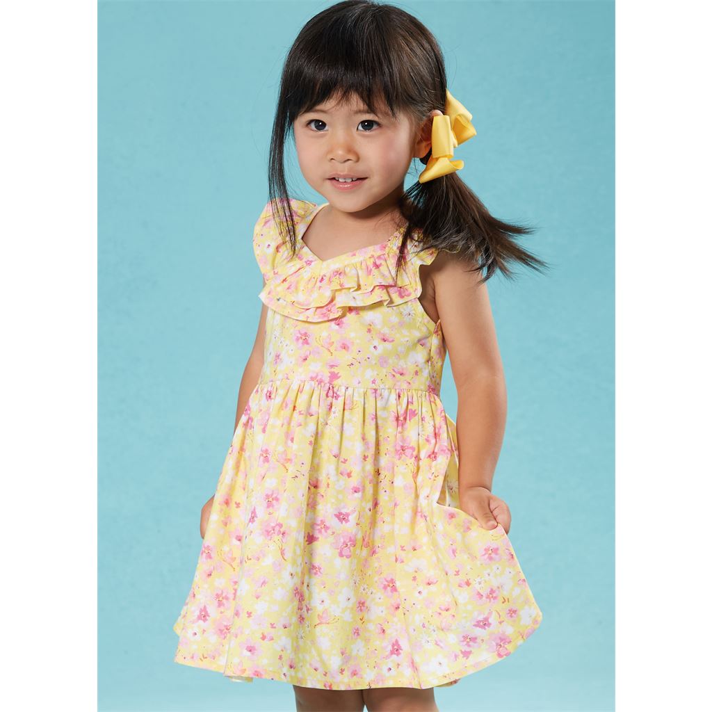 McCall's Pattern M8372 Toddlers Dresses 8372 Image 5 From Patternsandplains.com